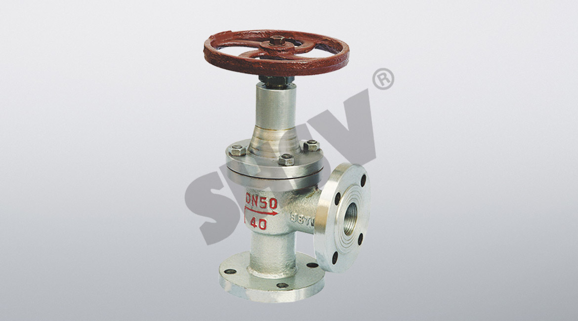 Angle gas valve