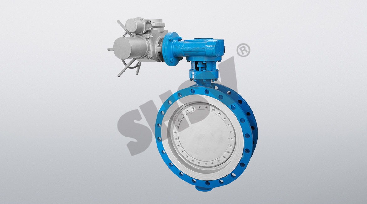 Electric metal hard sealing butterfly valve