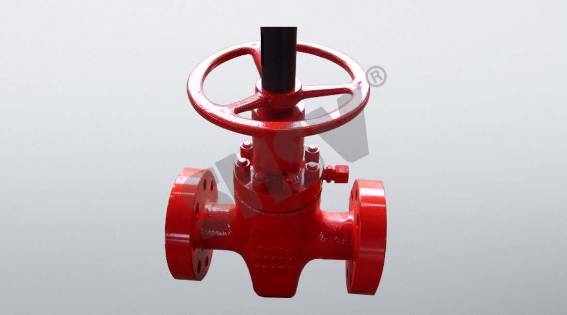 Manual lever with balance bar plate valve